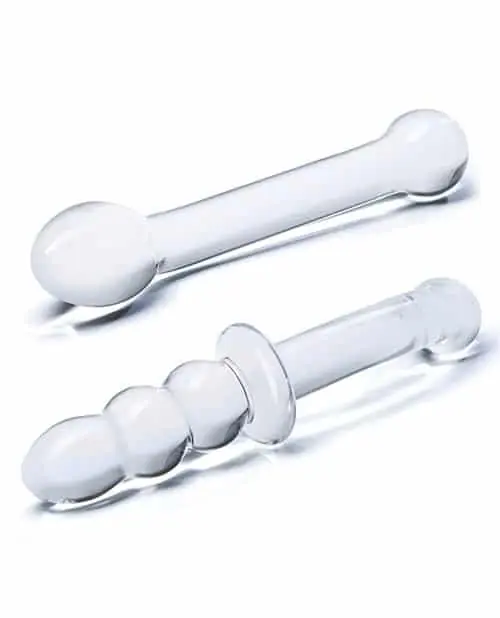 G-Spot Pleasure Glass Dildo Set New Release