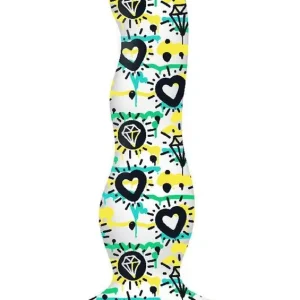 Collage Diamonds and Hearts Curvy Silicone Dildo Holiday Sale