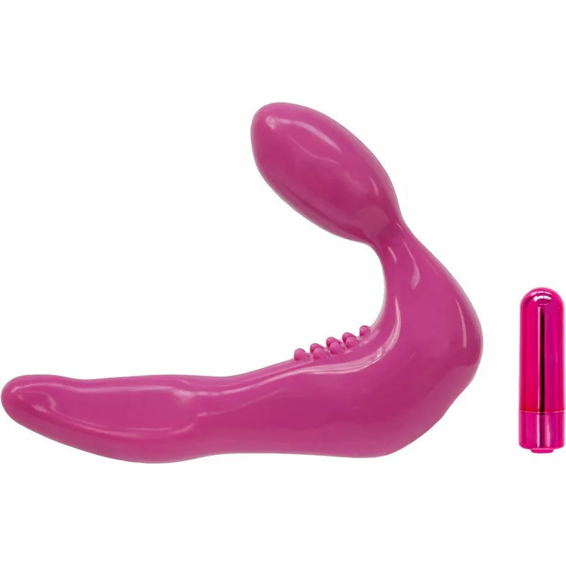 Popular Infinity - Rechargeable Strapless Strap-On Dildo - Pink
