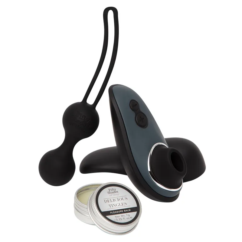Today Only Fifty Shades of Grey x Womanizer - Desire Blooms Couple's Kit