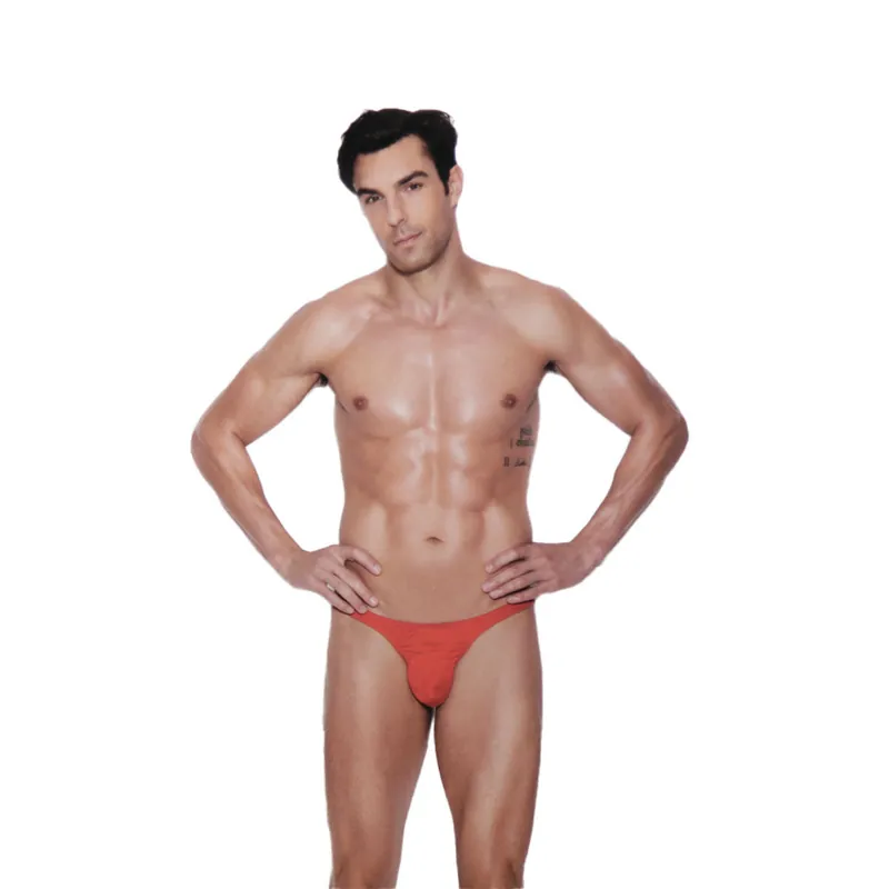 Elegant Moments - Vivace Collection Raah – Men's Micro Mini Thong - Red S/M Fast Shipping