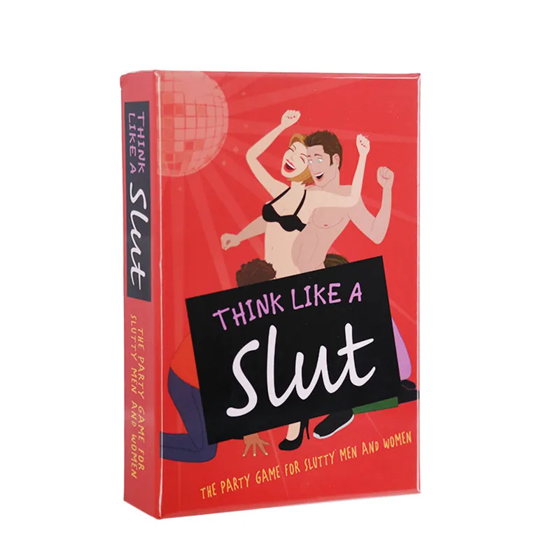 Seasonal Sale Think Like A Slut – The Party Game for Slutty Men and Women