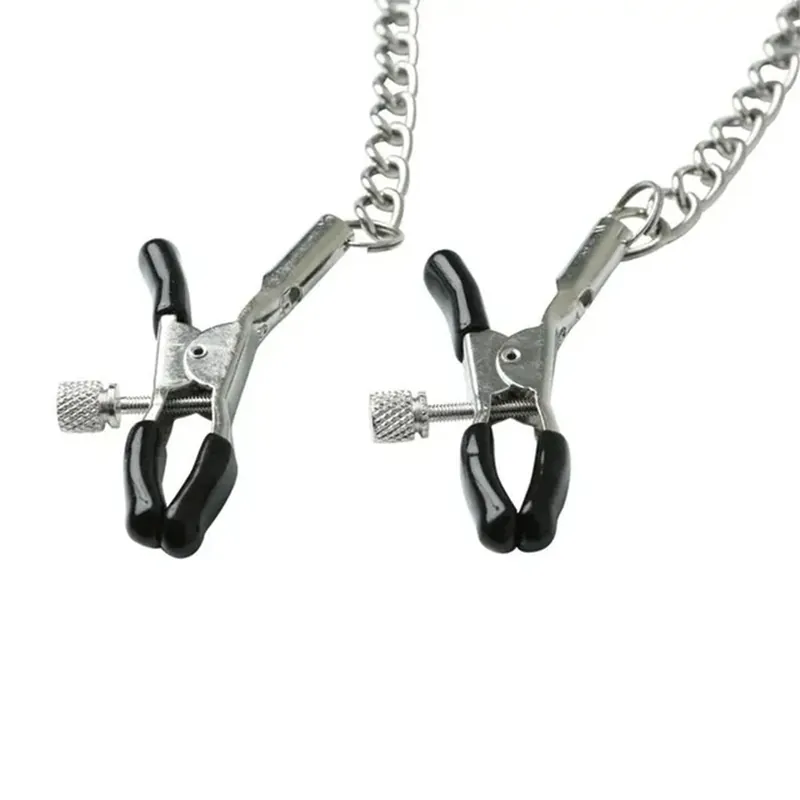 SportSheets Sex & Mischief Chained Nipple Clamps Limited Edition