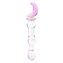 Crystal Glass Moon Pleasure Wand Dildo Warranty Included
