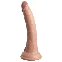 Don’t Miss Out King Cock Elite 7in Vibrating Silicone Dual Density Cock with Remote