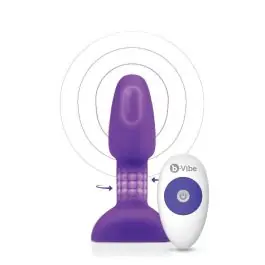 B-Vibe Petite Remote Control Rimming Butt Plug Purple Buy Online
