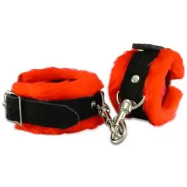 Discount Wild Hide Love Cuffs Restraints Red